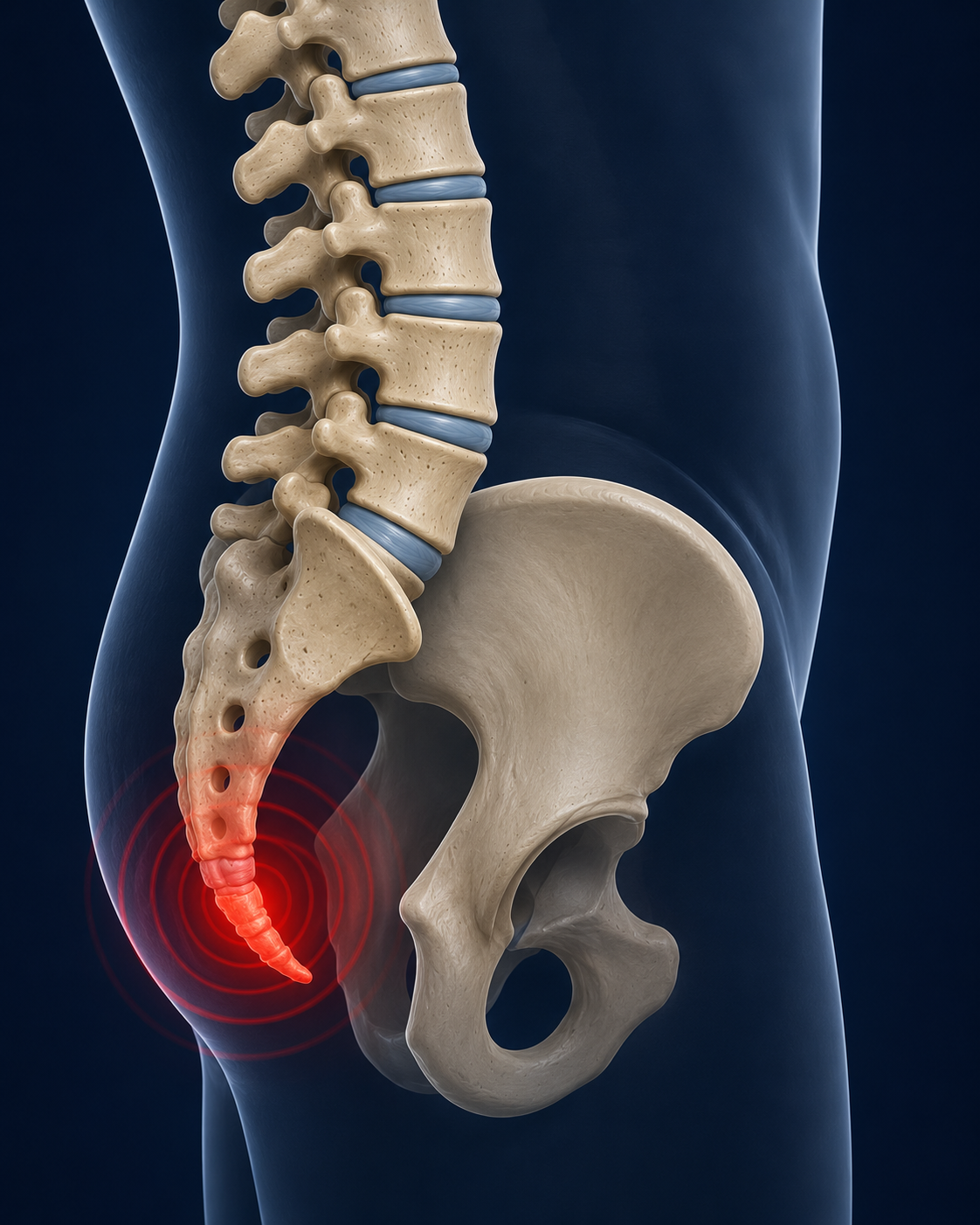 Coccydina tail bone pain